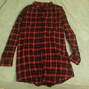 Forever 21 oversized flannel